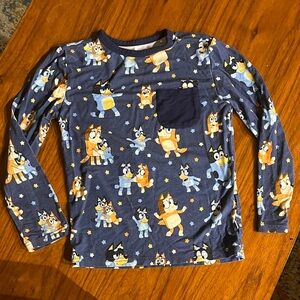 Little Sleepies Bluey shirt 4T